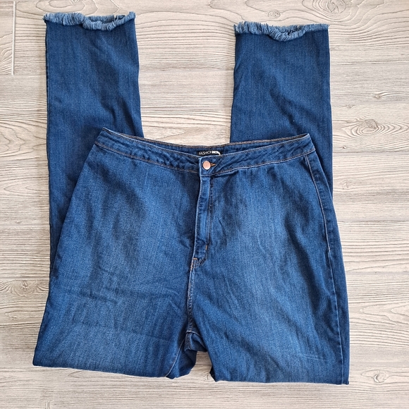 Fashion Nova Denim - Fashion Nova Women's High Wasited Jeans Size 16